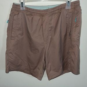 Birddogs “Teddy Rubskins” Khaki Shorts | Large | Brown | EXCELLENT | 9” inseam